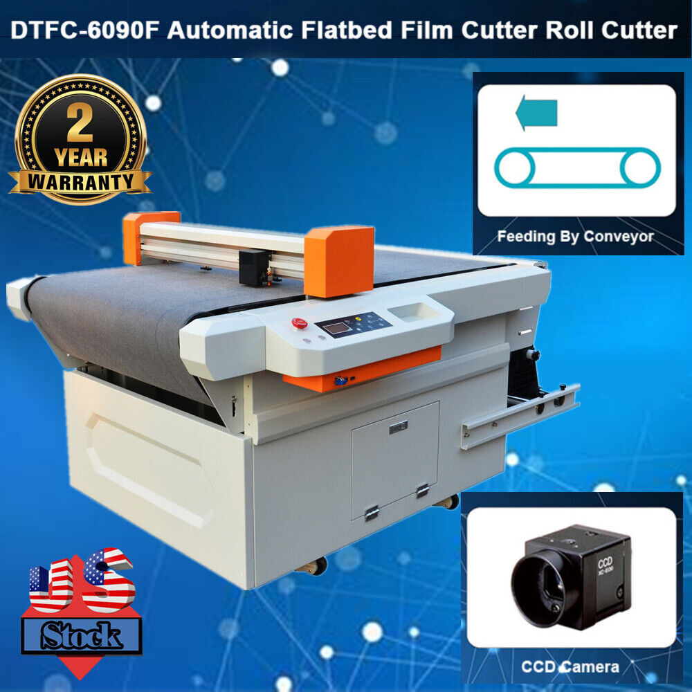 CALCA 60x90cm Auto Fed Flatbed Digital Roll Cutter For DTF Printing Film Pickup