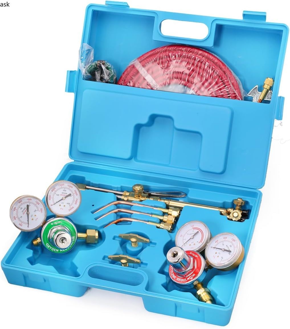Stark USA Portable Oxygen Acetylene Welder Include Nozzles Cutting Torch