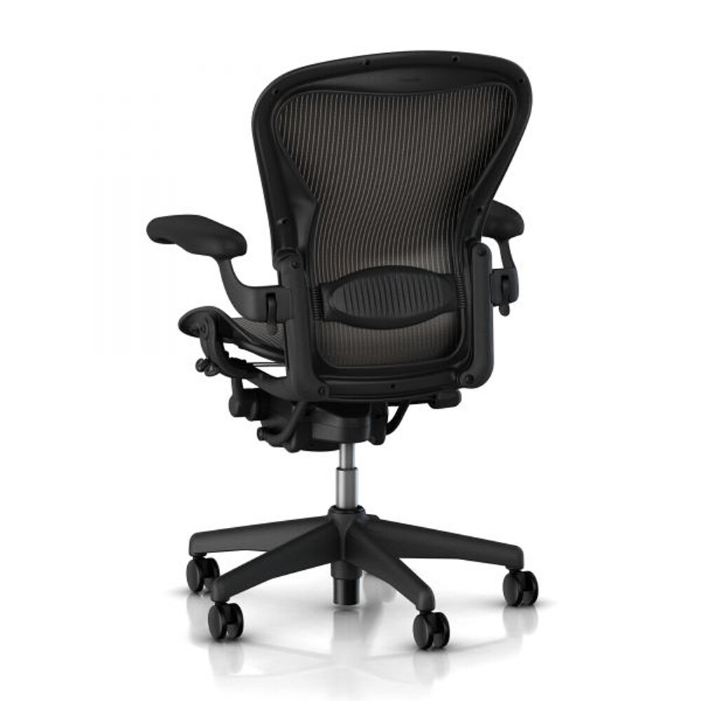 New Lumbar Pad Support for Herman Miller Classic Aeron Chair Size B C Black