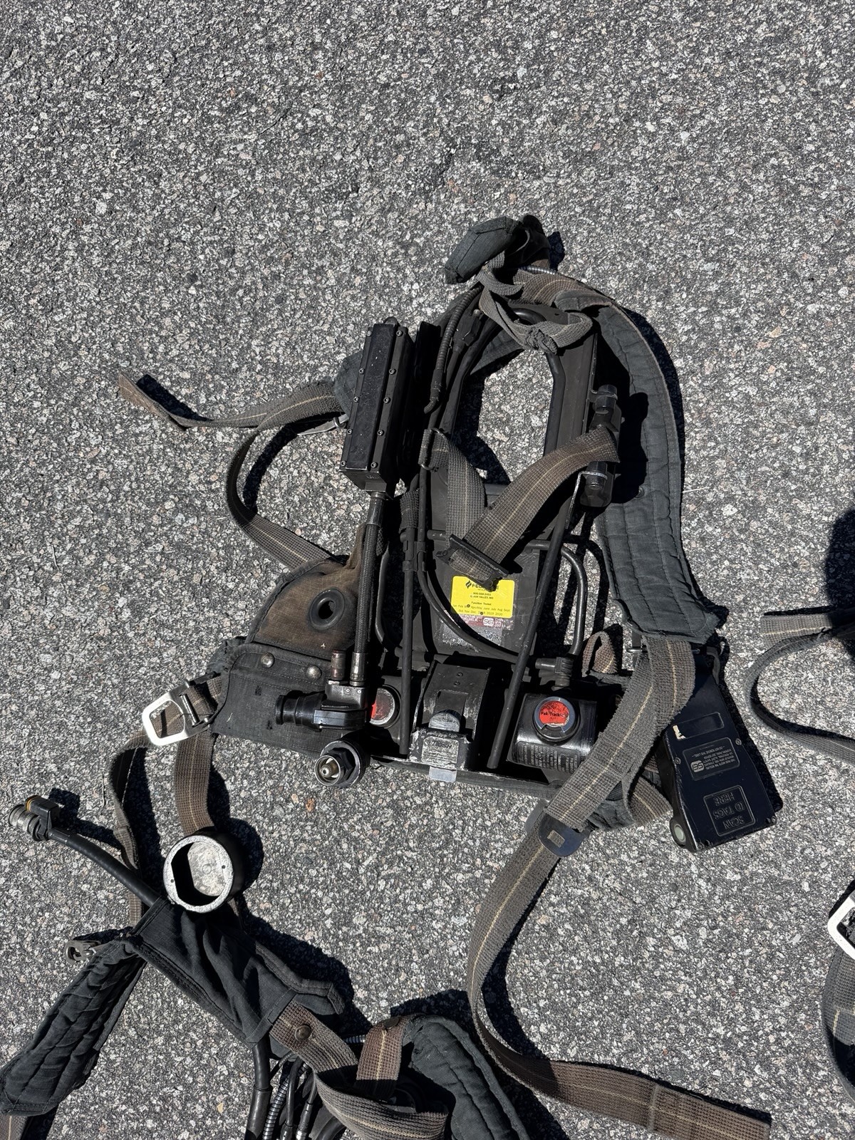 Lot of 4 Scott 4.5 AP75 SCBA Air Pak PACKs For Parts – Untested