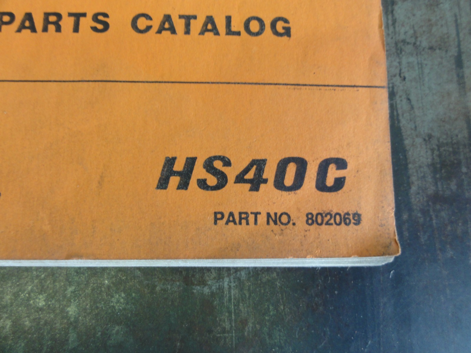 Schaeff Inc HS40C Articulated Boom Walking Excavator Parts Catalog Manual 802069