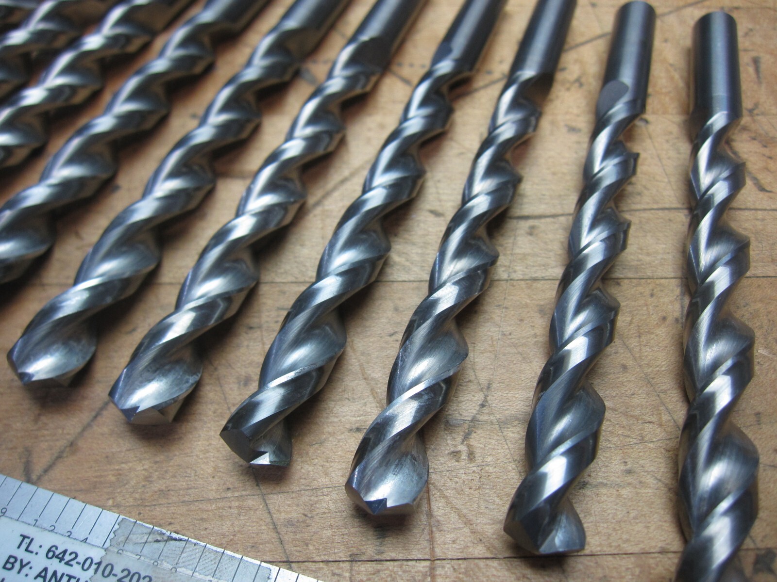 Guhring 2601 10.0 bright coat solid carbide parabolic jobber drill 10mm (@D21)