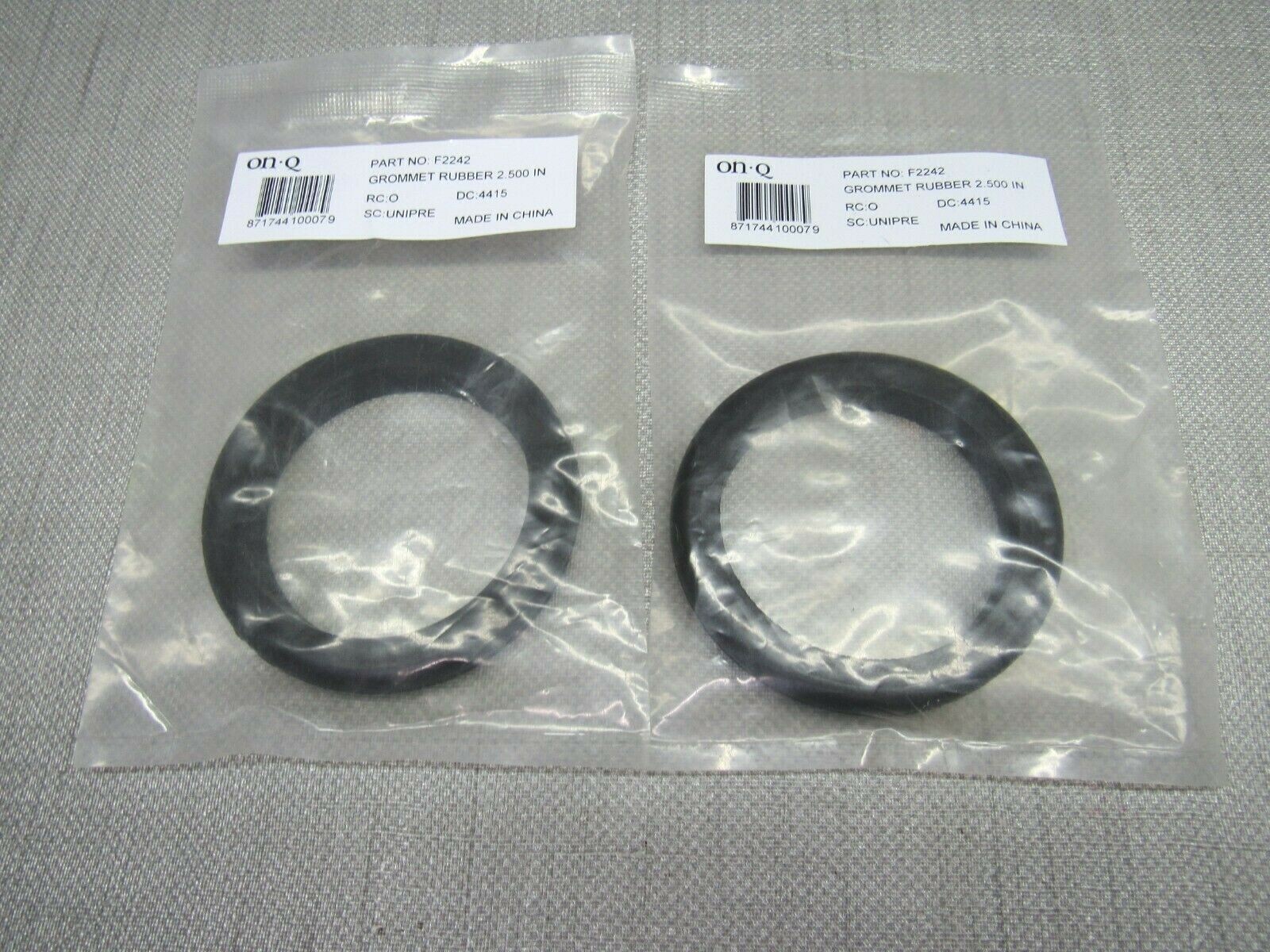 ON-Q F2242 Grommet Rubber 2.500 IN Lot of 2