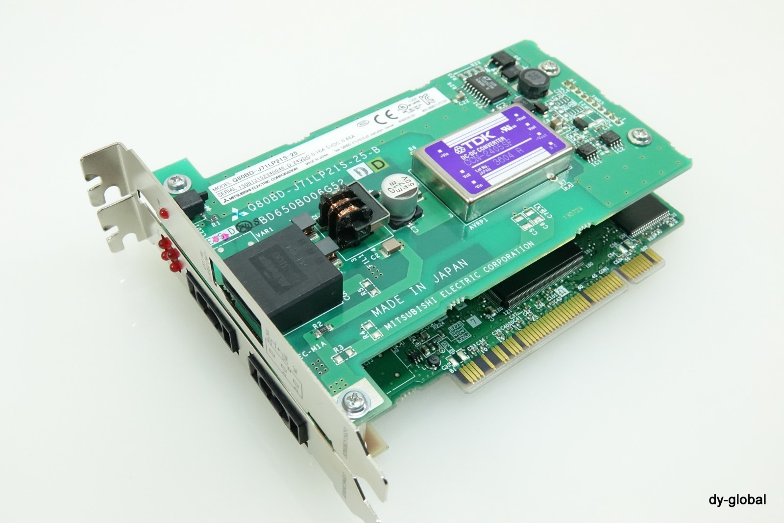 MITSUBISHI Used Q80BD-J71LP21S-25 Q80BD-J71LP21S-25-A PCB-I-E-920=6DX1