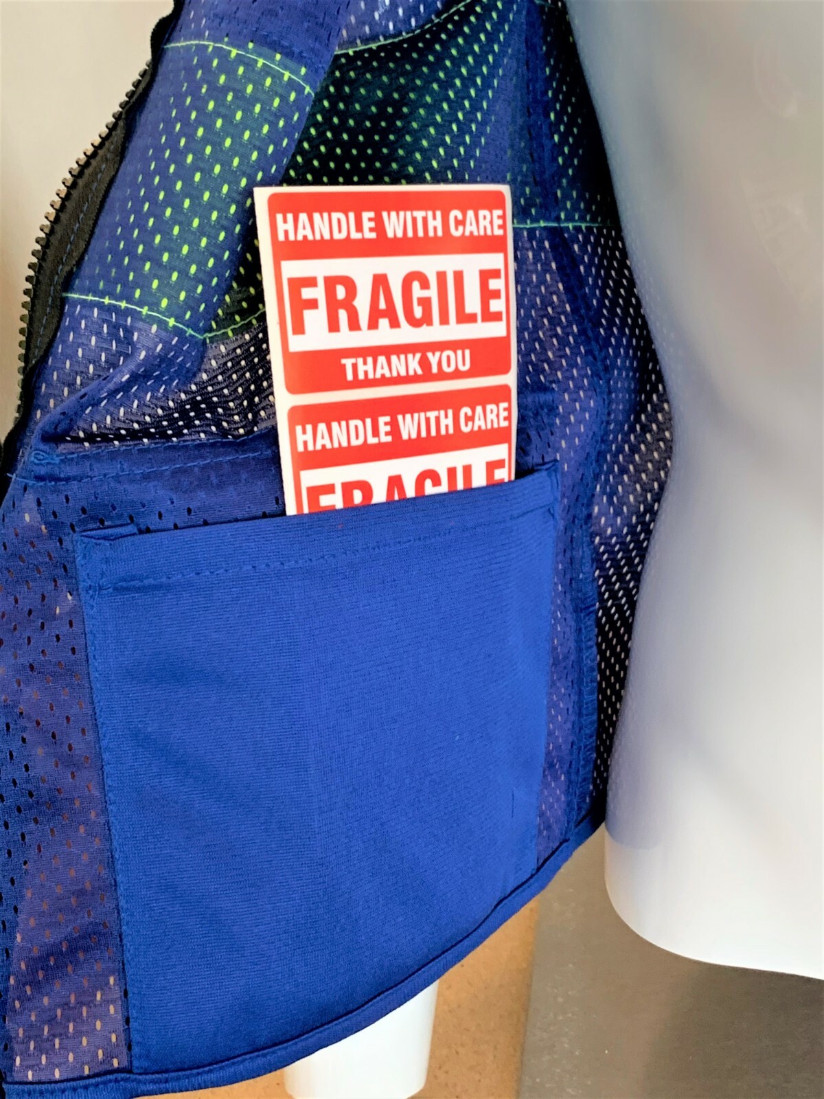 Two Tone High Visibility Reflective Royal Blue Safety Vest (X-Small-5XL)