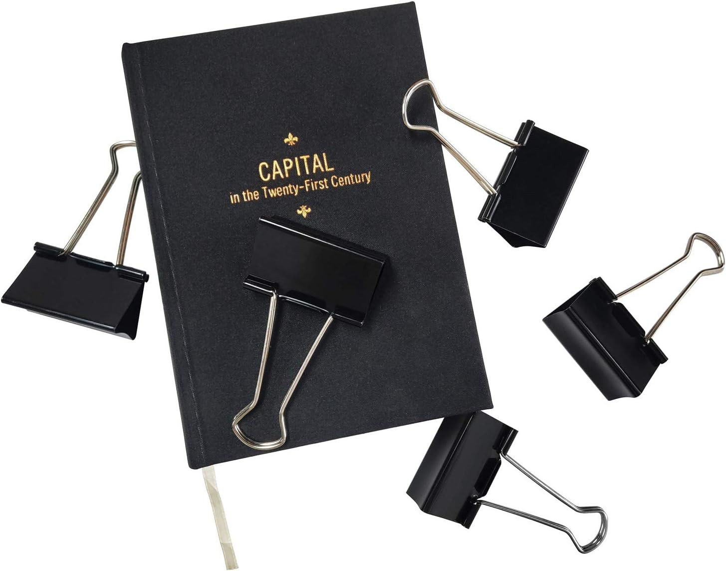 DSTELIN Extra Large Binder Clips 2.4-Inch (12 Pack), Big Paper Clamps for Office