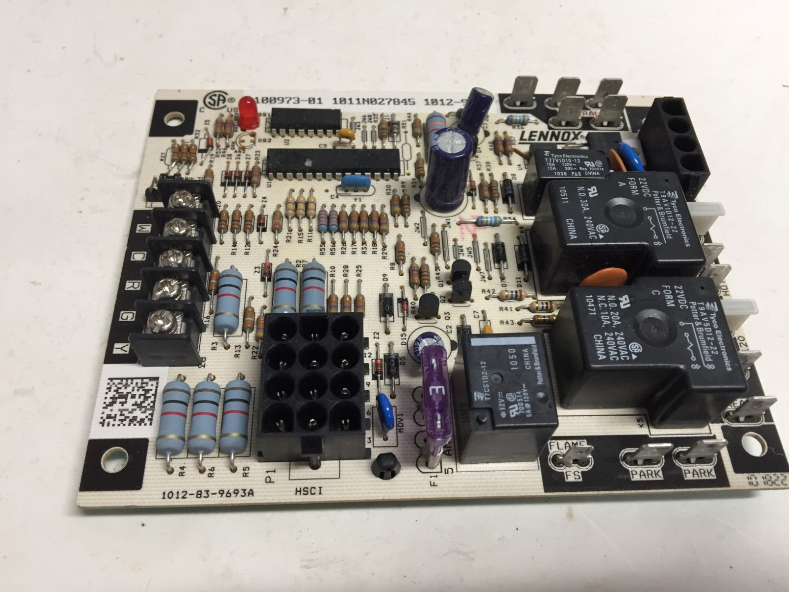 OEM LENNOX 1012-83-9693A 1012-969 Furnace Control Board 100973-01
