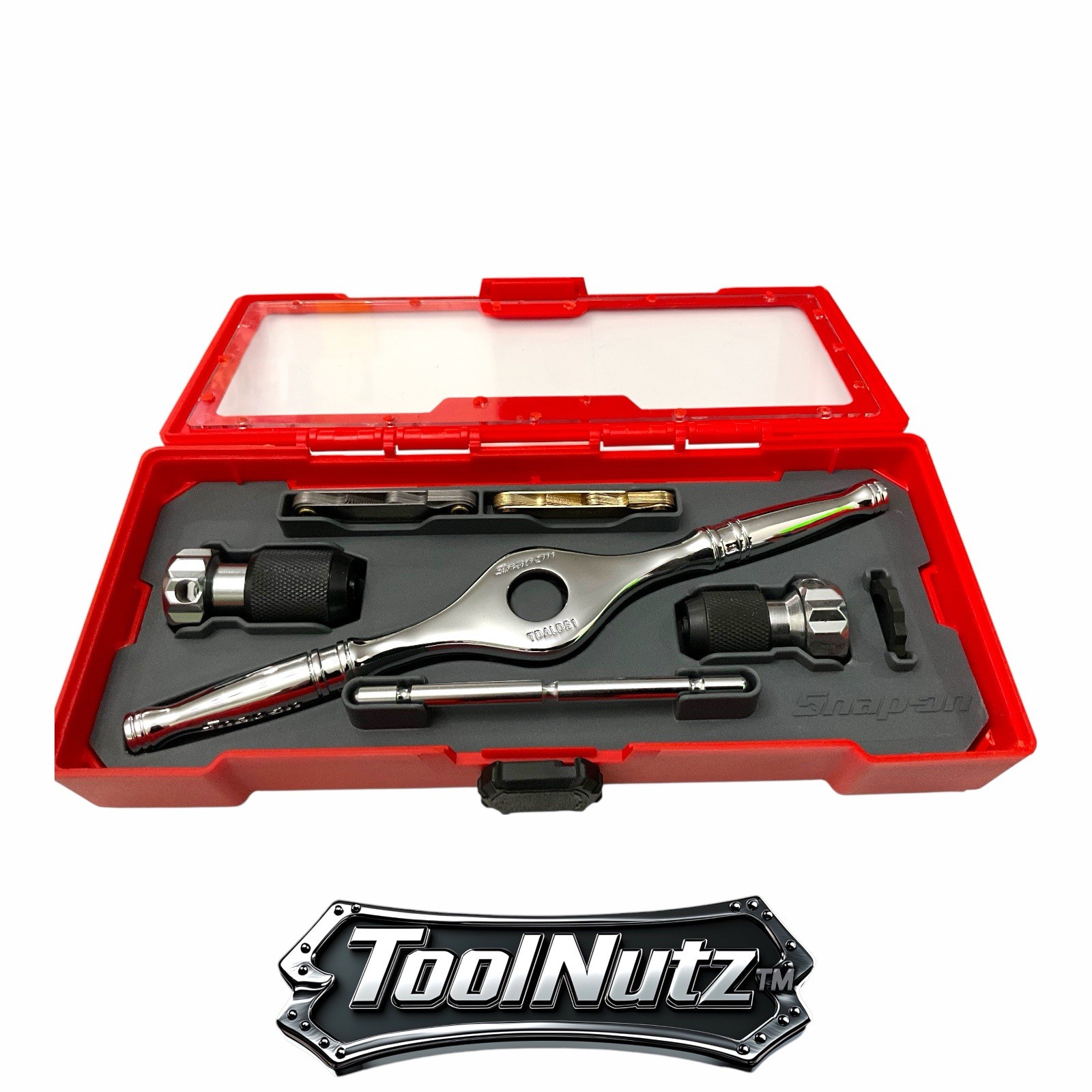 Snap-on Tools NEW TDRSET 7pc Tap and Die Tool Set SAE-Metric Thread Pitch Gauge
