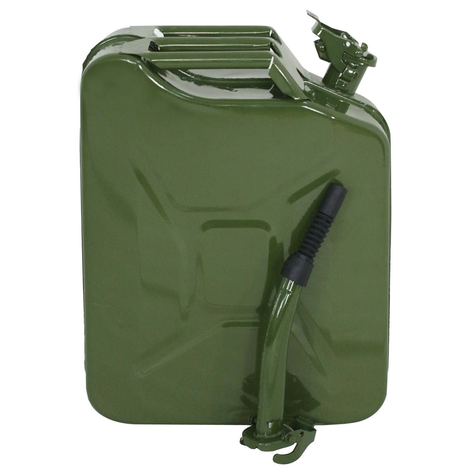 5Gallon 20L 2PCS Jerry Can Metal Steel Tank Military Style Storage Gas Can Green