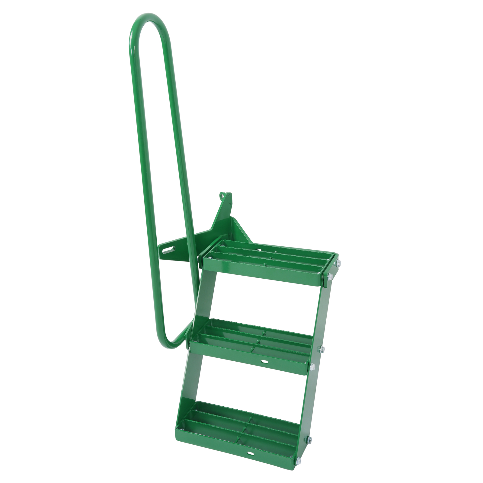 Green Tractor Stair Step Kit W/ Left Handrail For John Deere 3010 3020 4000 4020