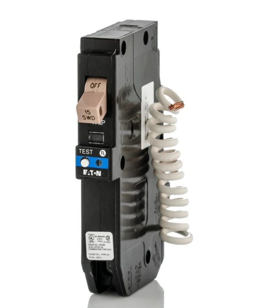 EATON CHFAFGF115 GrounFault /Arc Fault Circuit Breaker 1 Pole 15 Amp