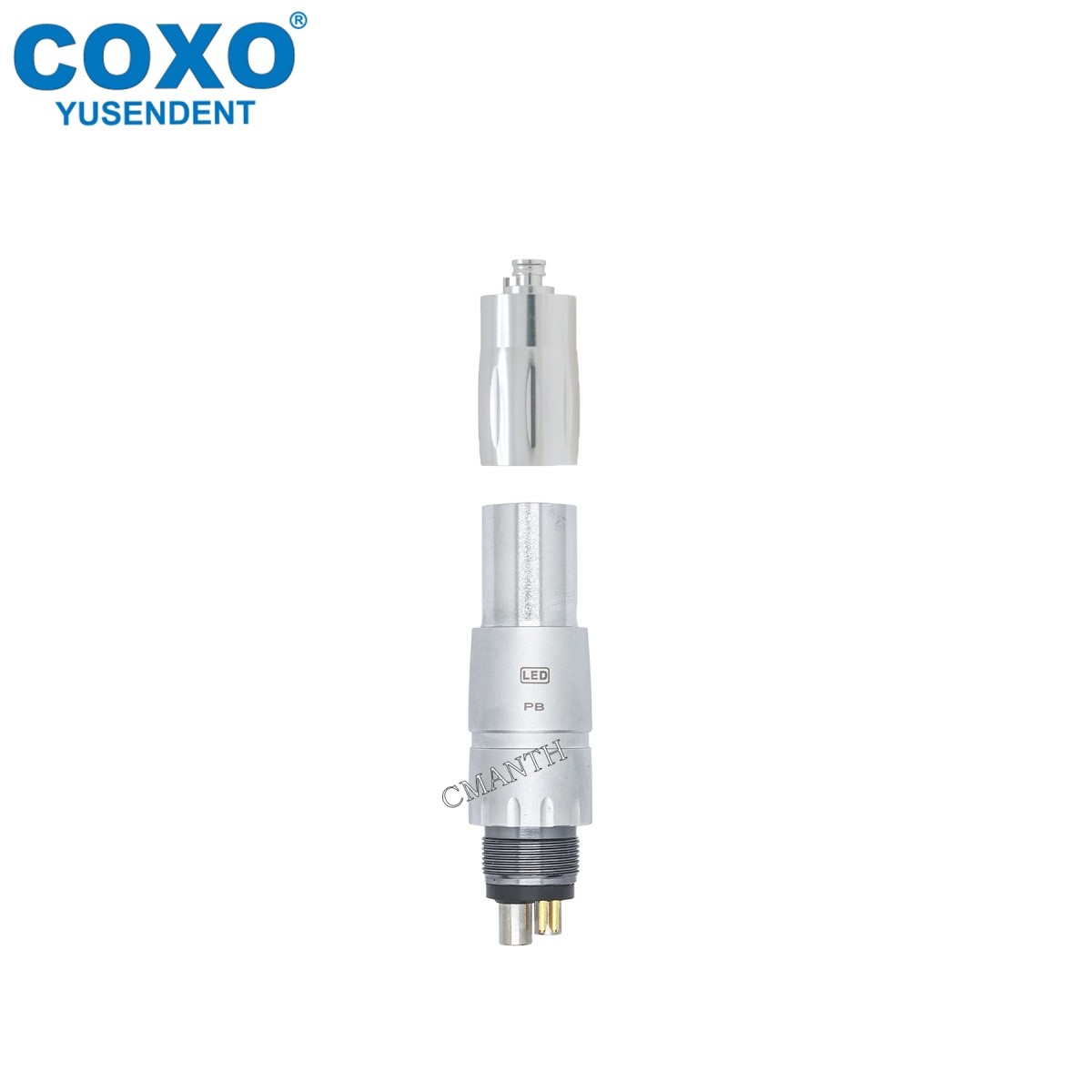 COXO CX207-G Dental Turbine Fiber Optic High Speed Handpiece LED Coupler 6 Hole