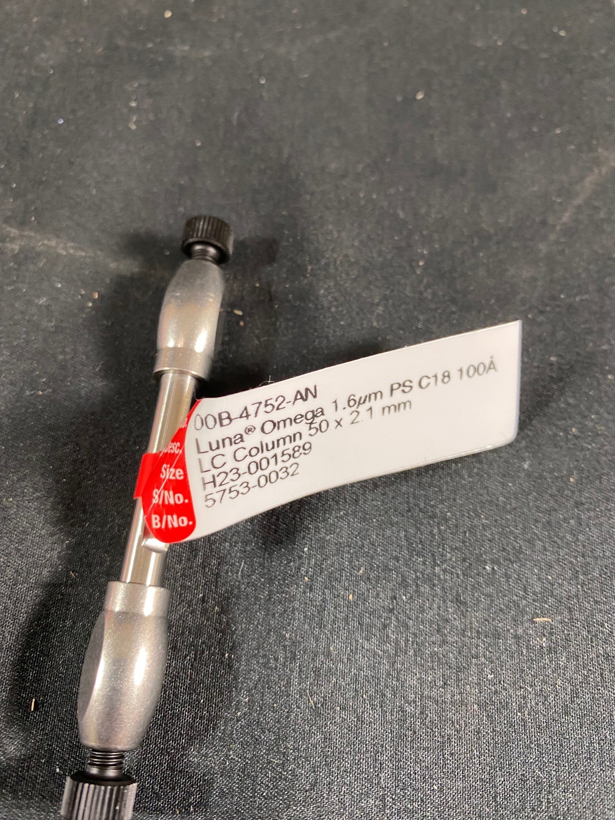 PHENOMENEX Luna Omega 1.6um PS C18 100Å HPLC Column 50 x 2.1mm 00B-4752-AN