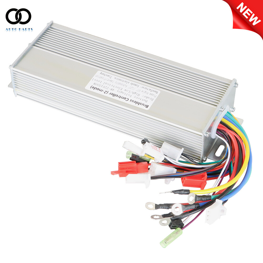 Brushless DC Motor Speed Controller 48-72V 1500W For Electric E-bike Scooter
