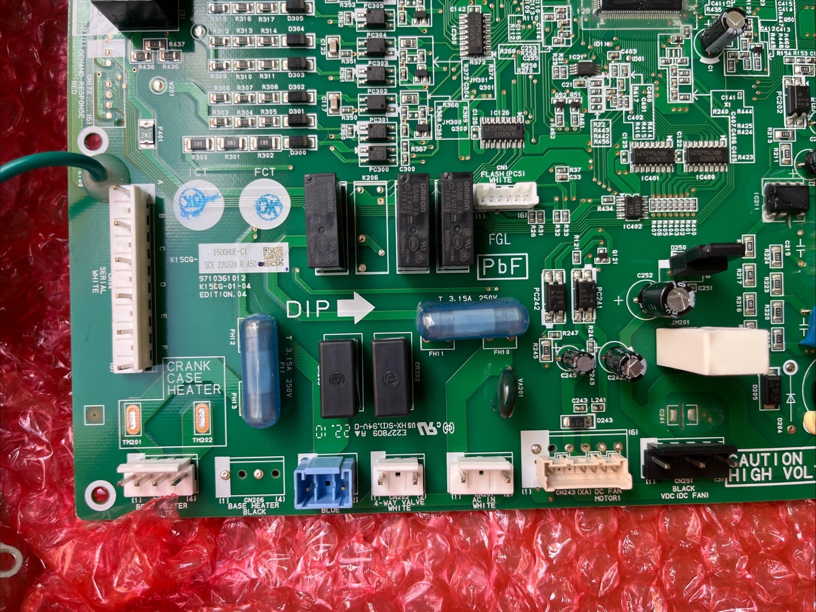 NIB FUJITSU 9710362088 CONTROL PCB ASSY HY K15CG-1500HUE-C1