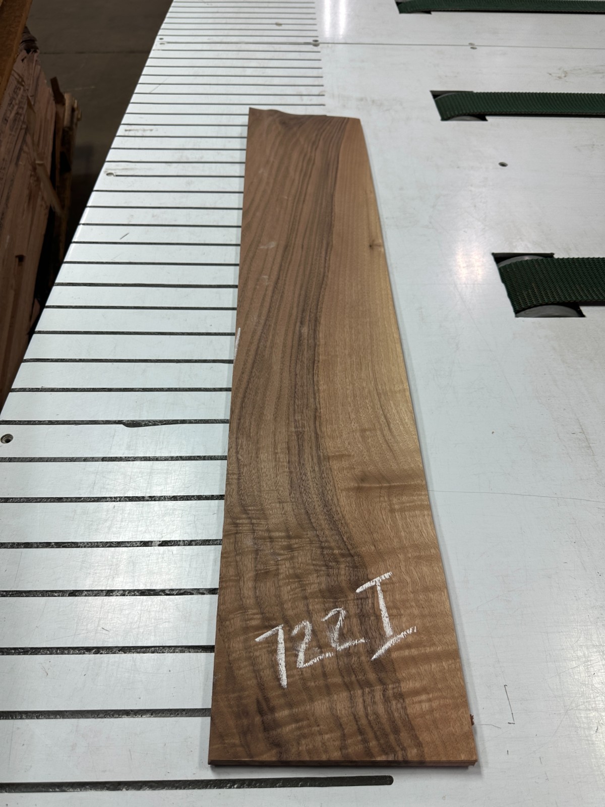 Walnut Raw Wood Veneer 2 sheets 42» x 8» 722i