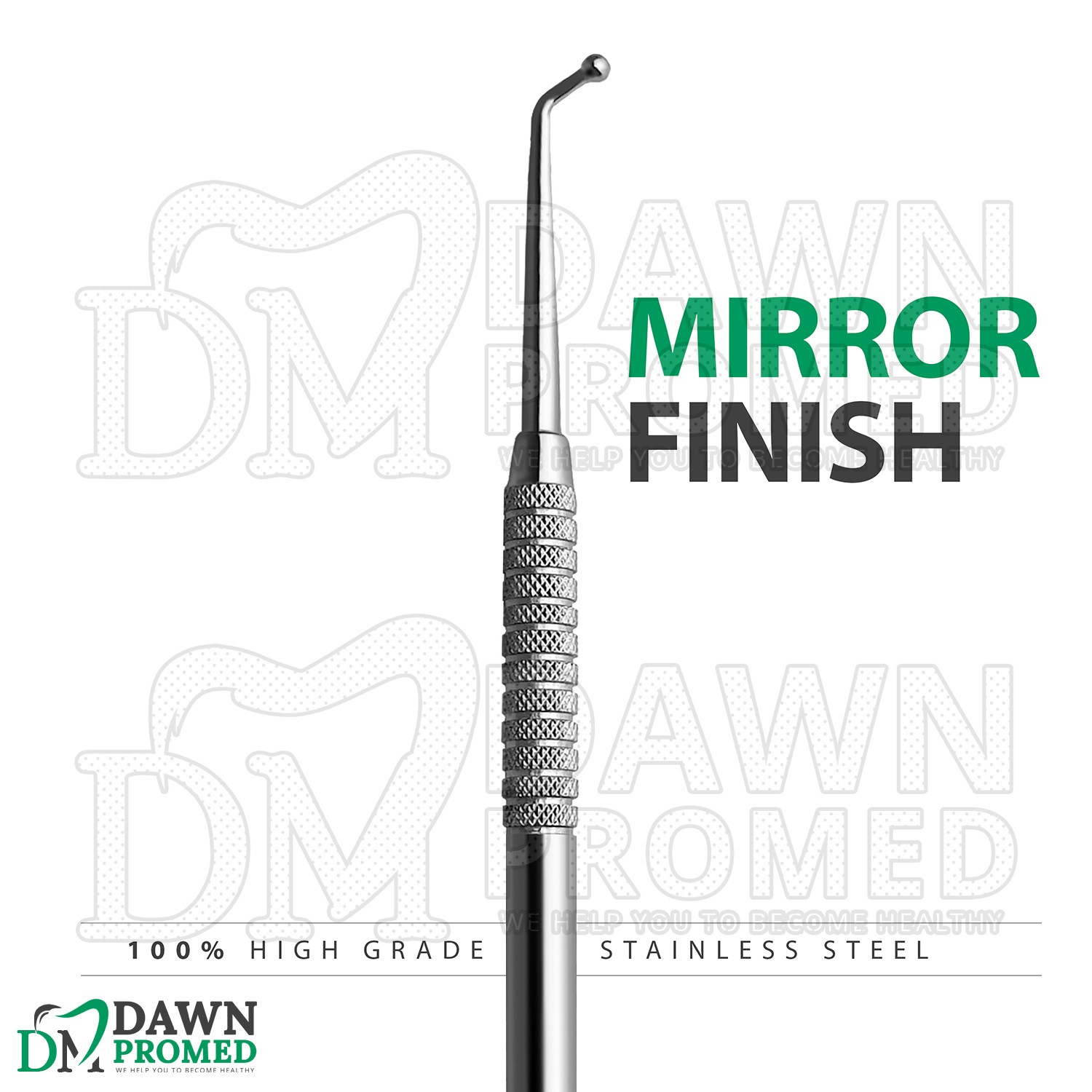 Dental Ball Burnisher 1 Double Ended 1.3mm & 1.8mm Amalgam Filling Instruments
