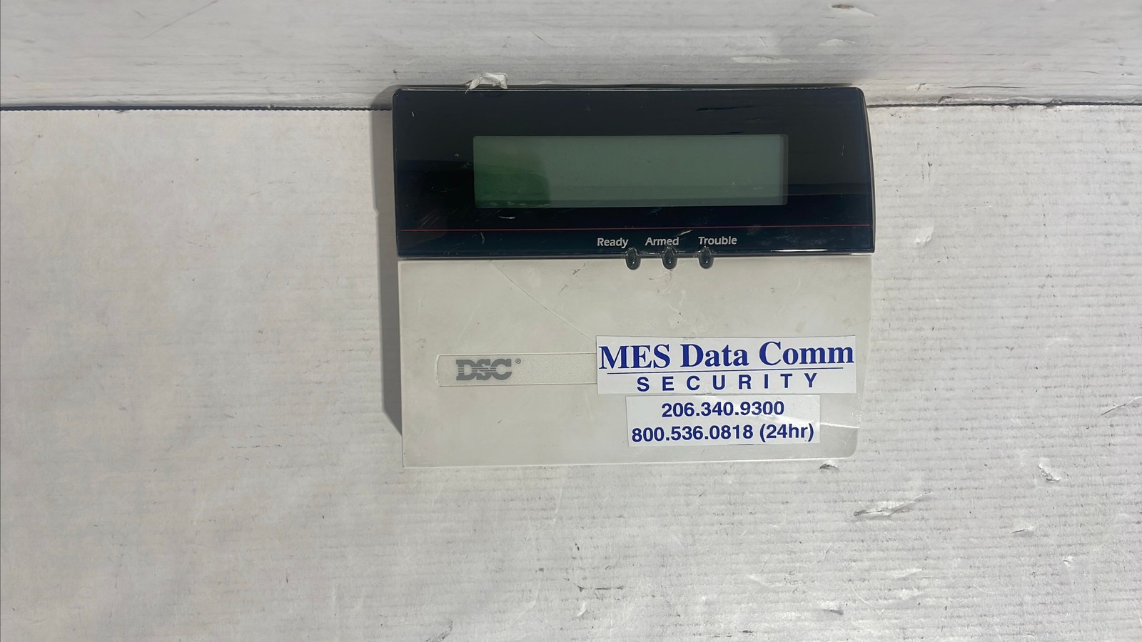 SC PowerSeries LCD5500z Full Message LCD Security Alarm Keypad