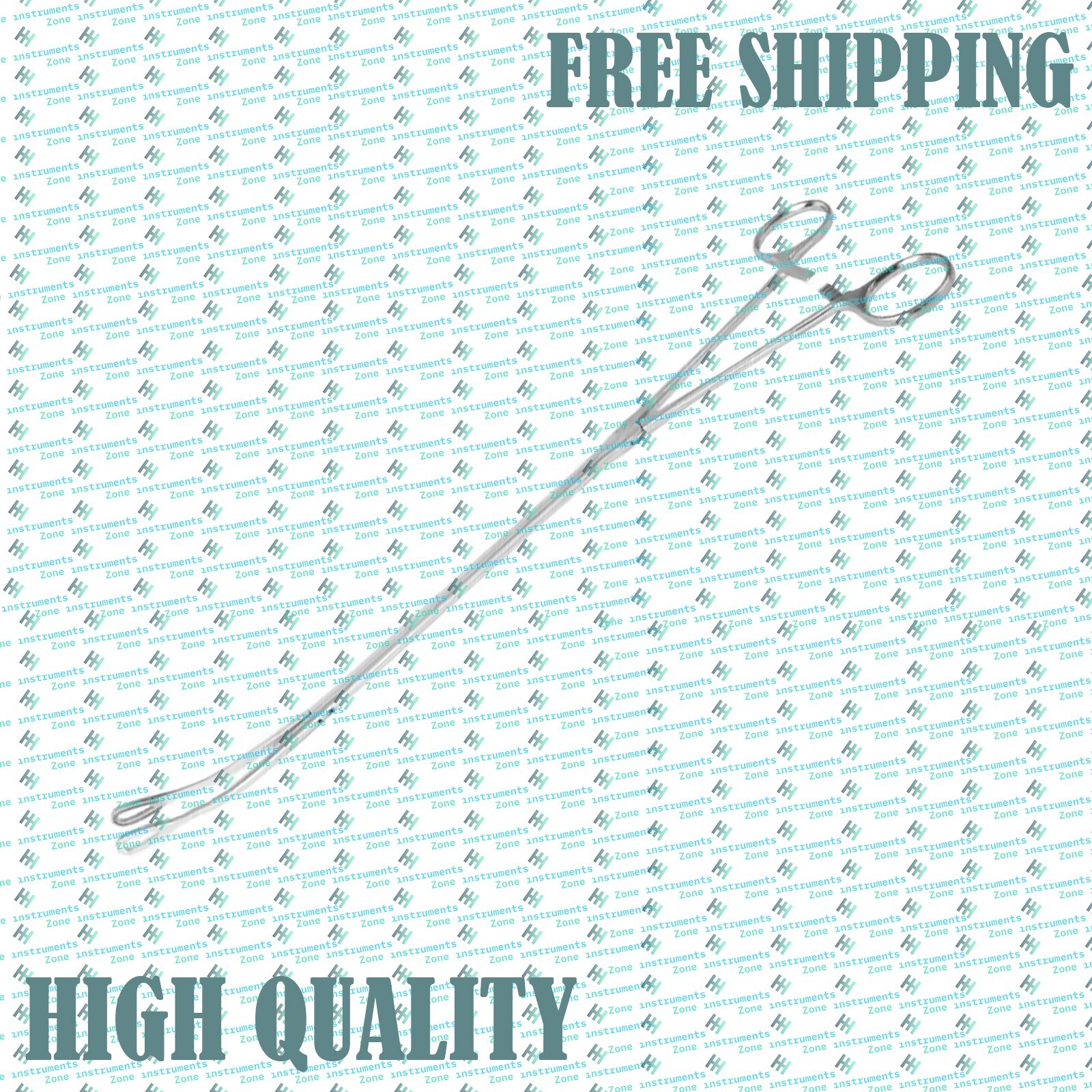 MIS Sponge Forceps 360mm x 10mm | Thoracoscopic VATS Cardiovascular Clamp