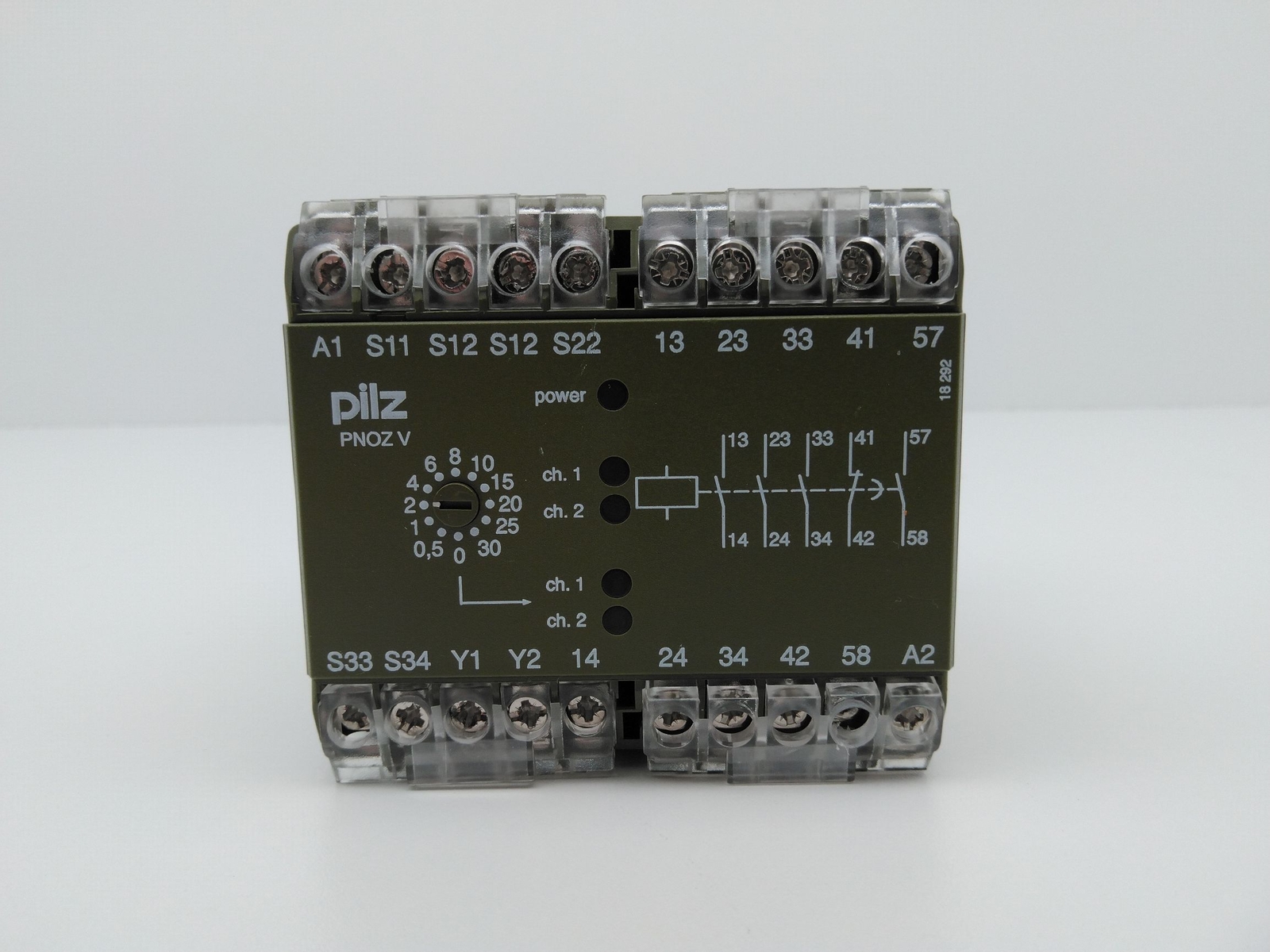 Pilz 474790 PNOZ V 30S 1SZ/1O Safety Relay