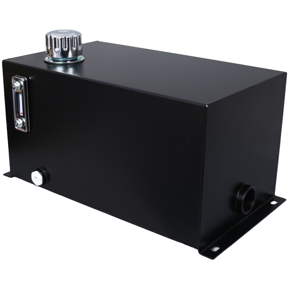 5 Gallon 14 Gauge Steel Hydraulic Fluid Reservoir Tank with Inlet 1-1/2″ FNPT