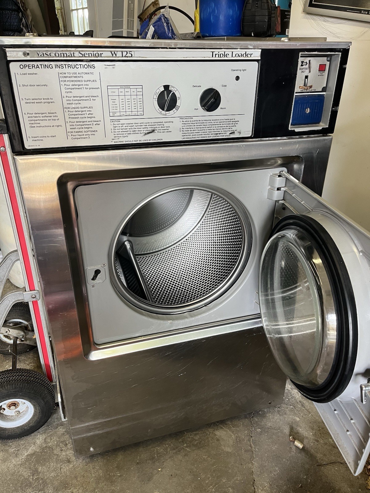 Wascomat Senior W 125 Commercial Washing Machine 35lb