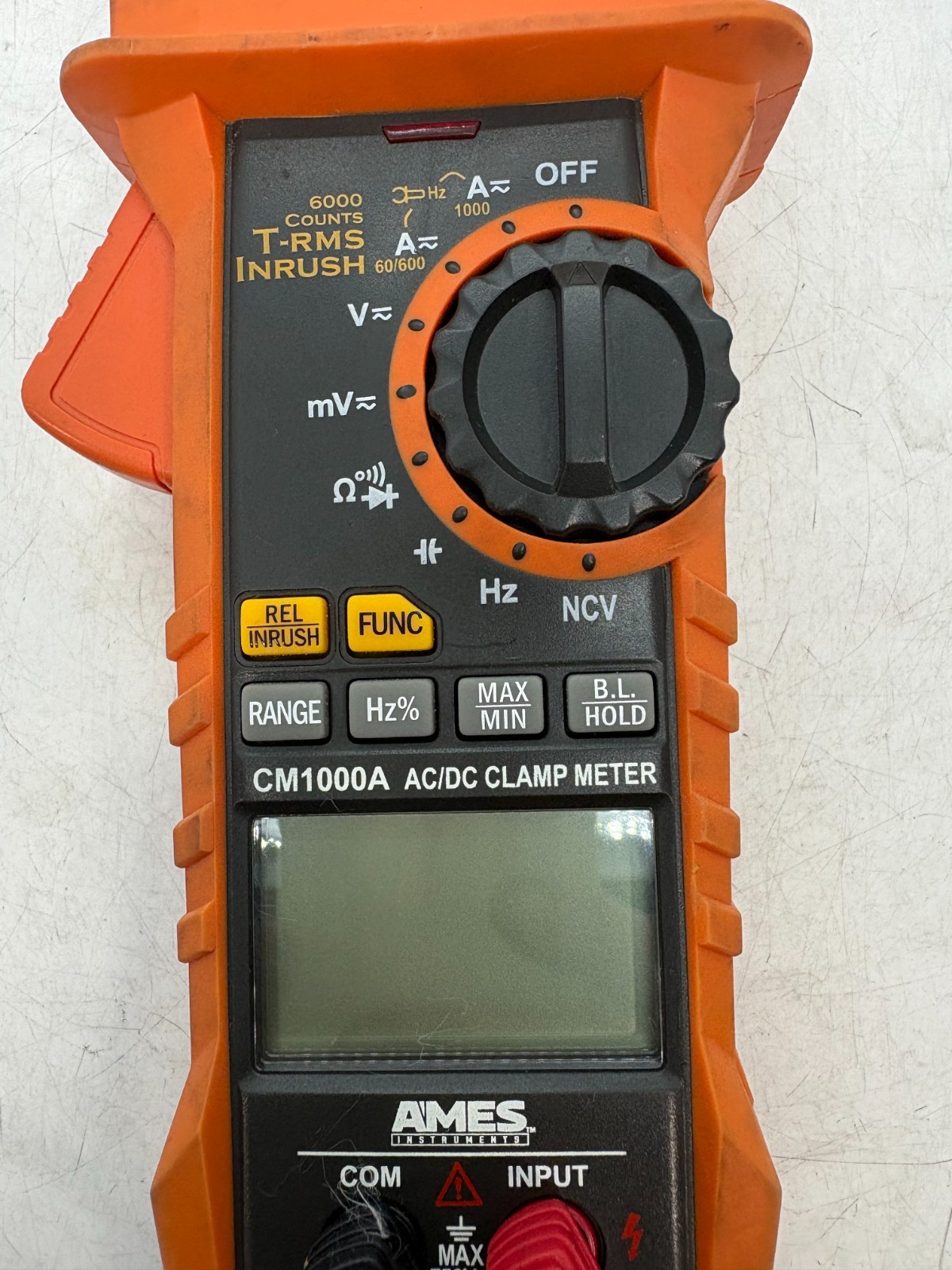 Ames AC / DC Digital Clamp Meter CM1000A T-RMS INRUSH FAST FREE SHIPPING c