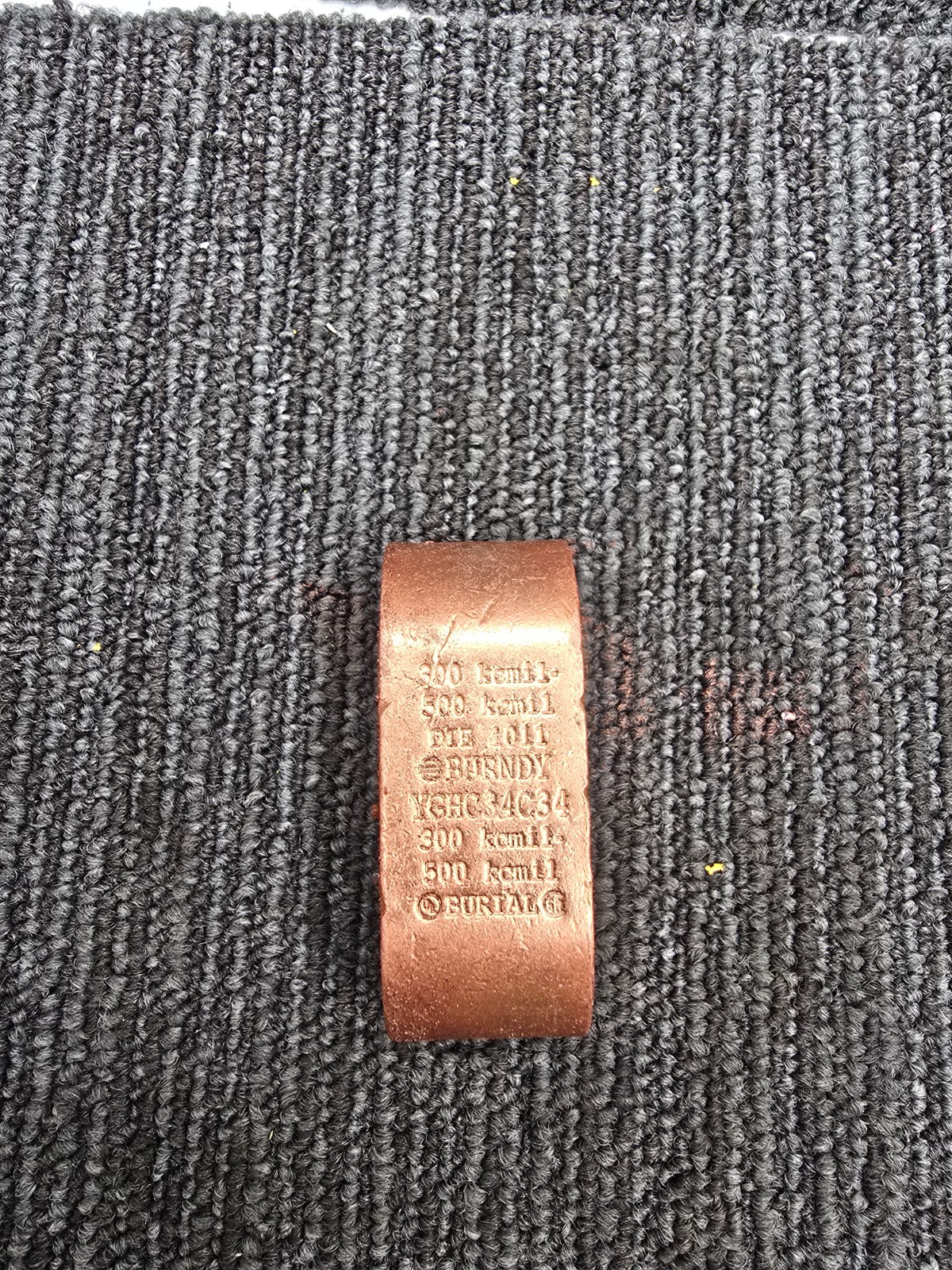 BURNDY YGHC34C34 Burndy Copper Compression C Connector 300-500 kcmil