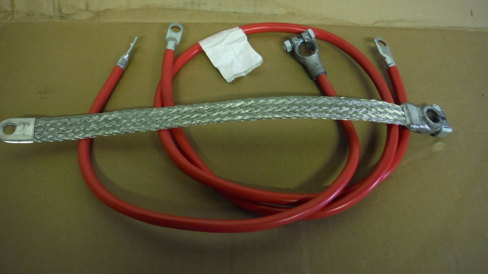 FARMALL M, MV, EARLY SUPER M BATTERY CABLE SET. 3 CABLES. #2 GAUGE SEE DETAILS