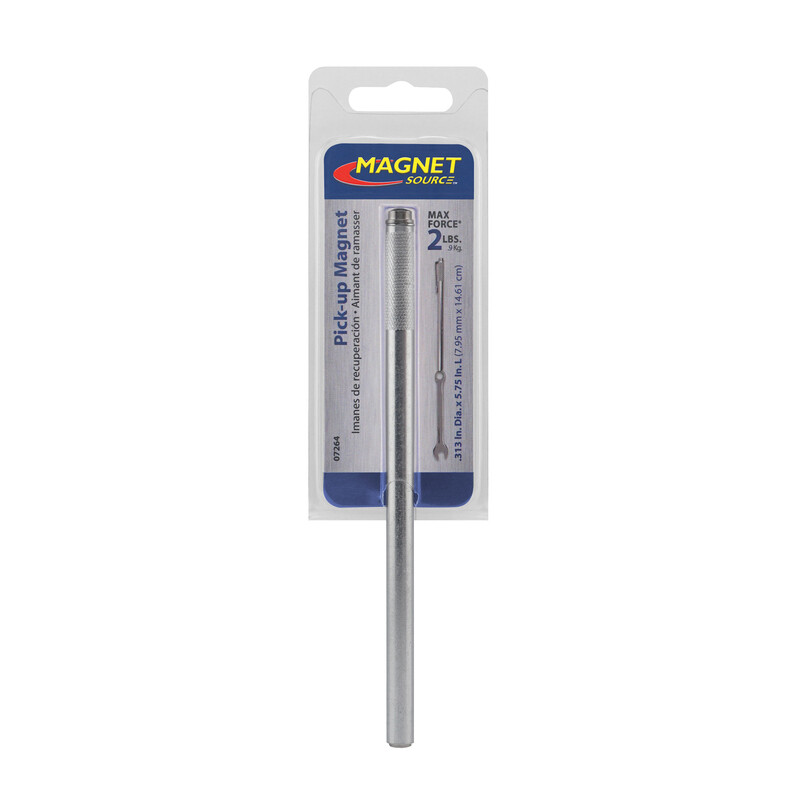 Master Magnetics 5.75 in. Pocket PICK-UP MAGNET Neodymium 2 lb. Pull 1 pk 07264