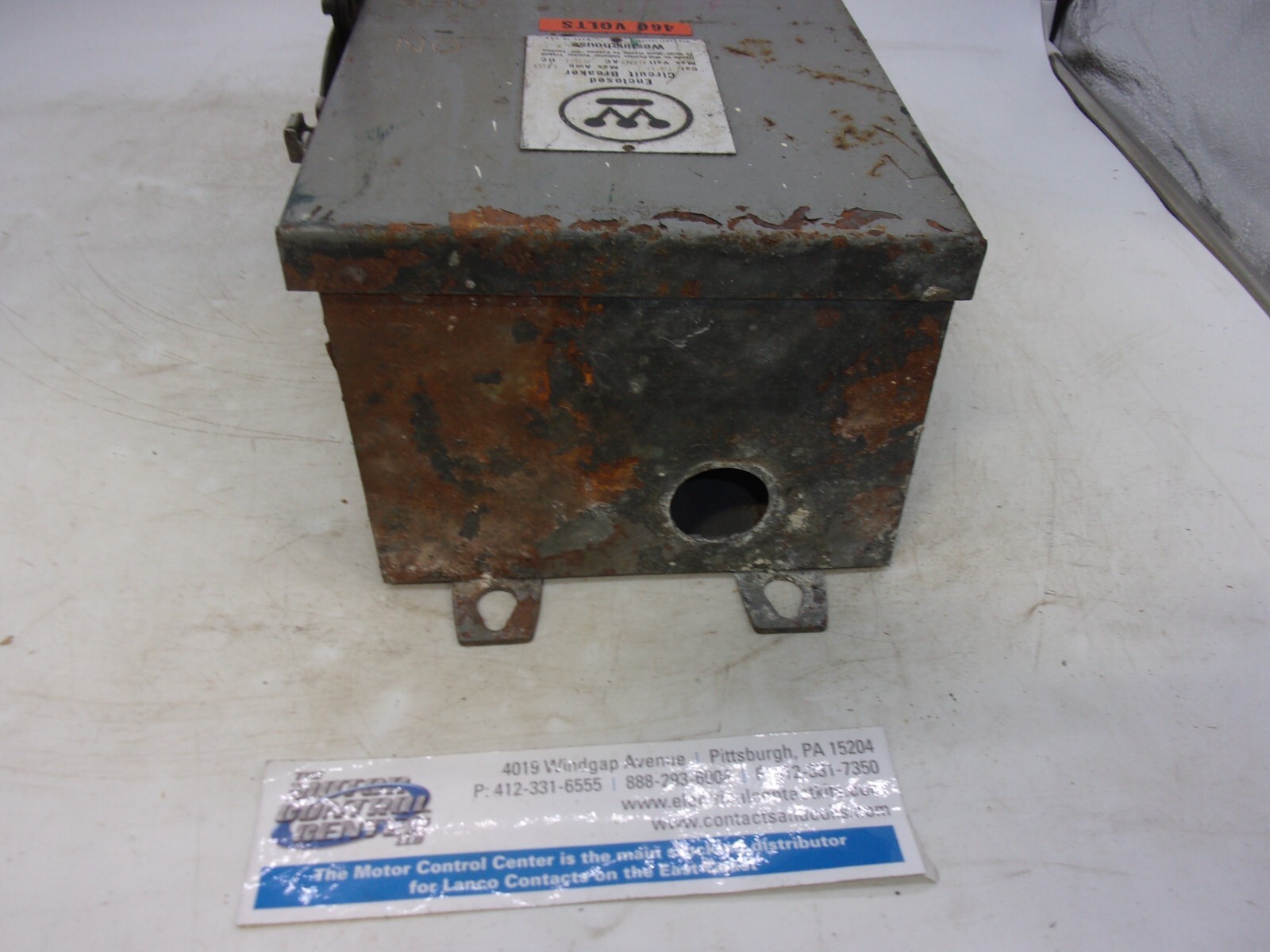 CFB-WESTINGHOUSE-BREAKER DISCONNECT,3P,100A MAX,600V,NEMA 1, FB3040L BREAKER