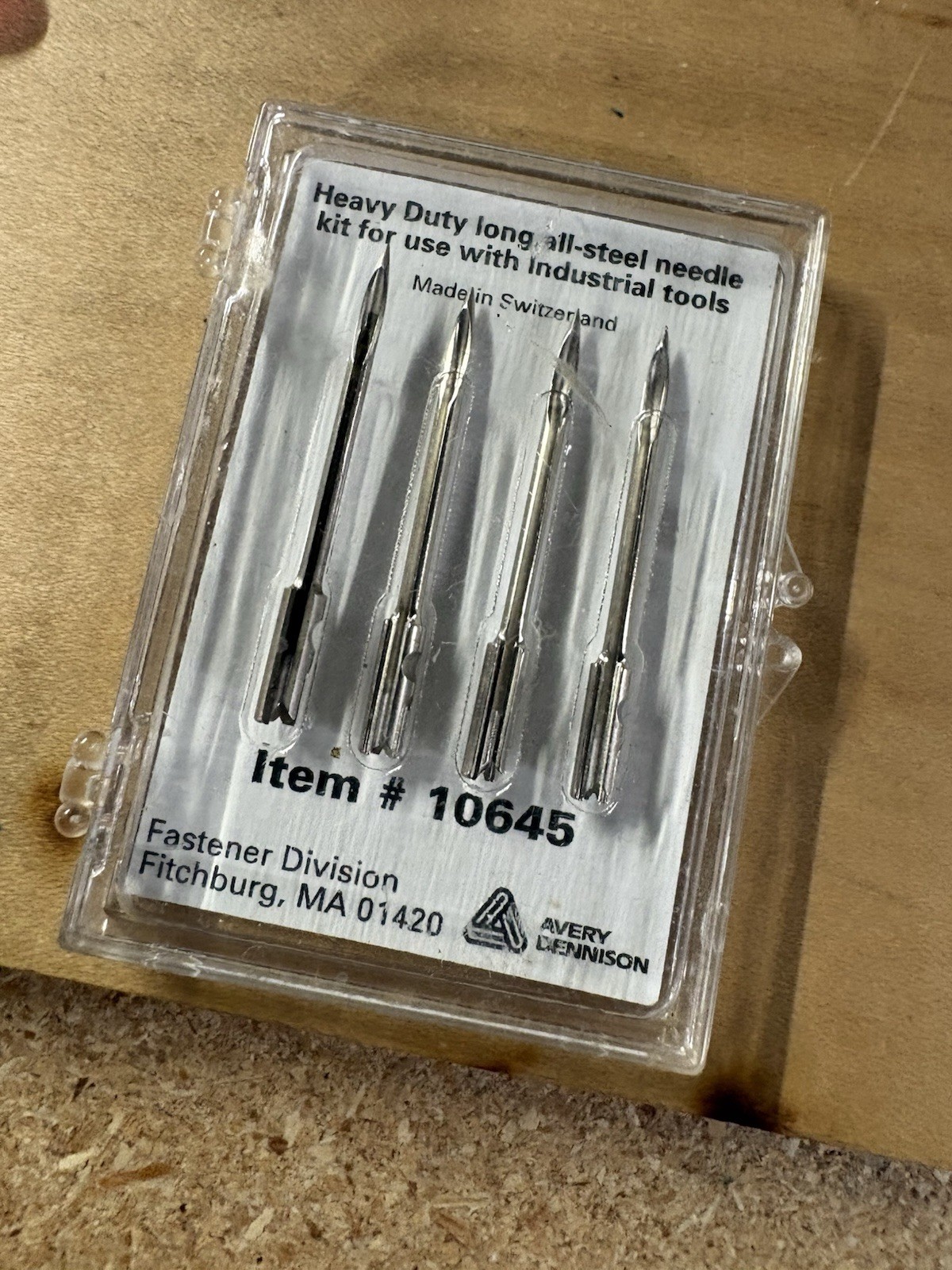 Heavy Duty Long Needles Price Tag Gun Avery Dennison Made In Switzerland