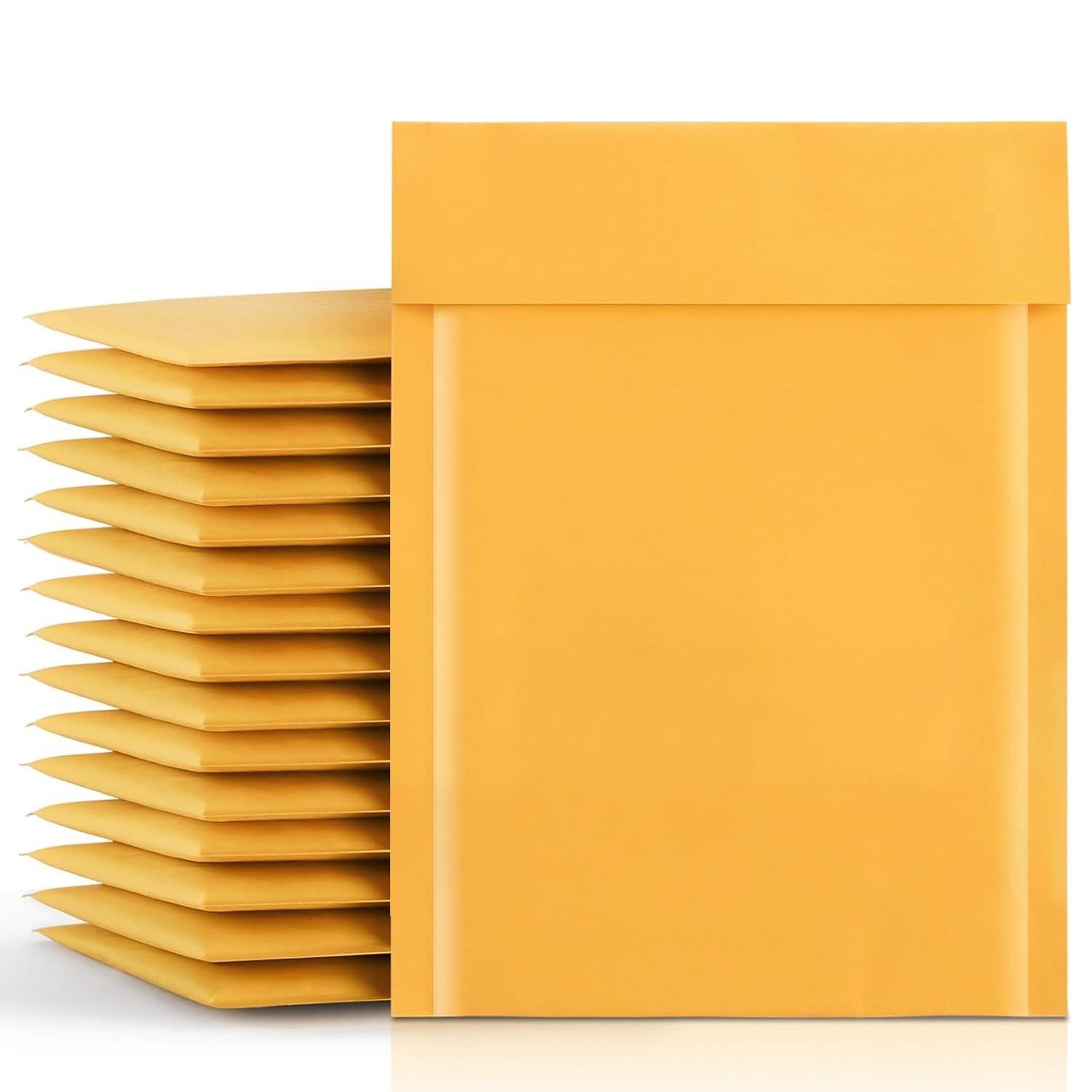 500 #000 4×8 Kraft Paper Bubble Padded Envelopes Mailers Shipping 4″ x 8″