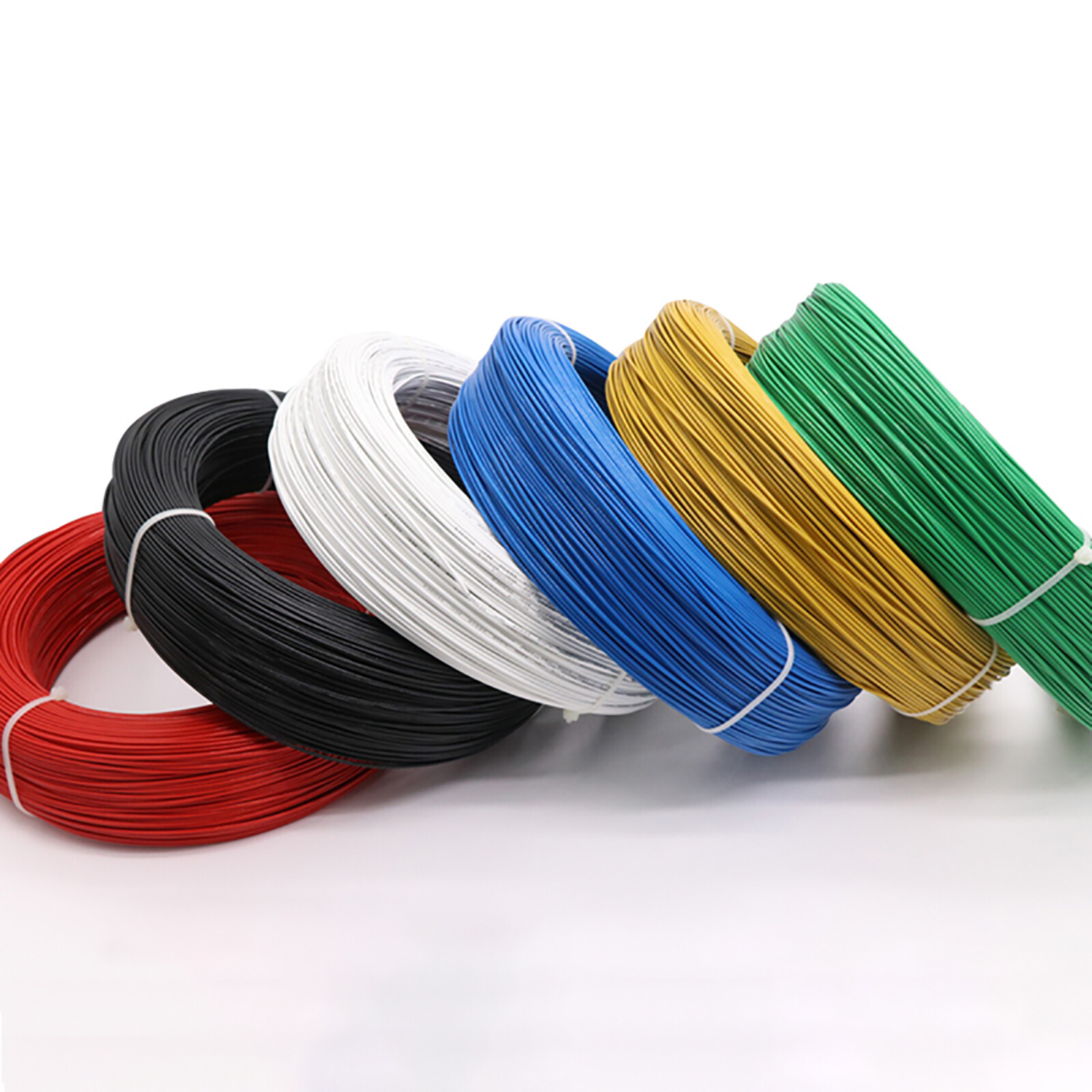 PTFE Cable Wire 12/14/16/18/20/22/24/26/28 AWG Flexible Tinned Copper Stranded