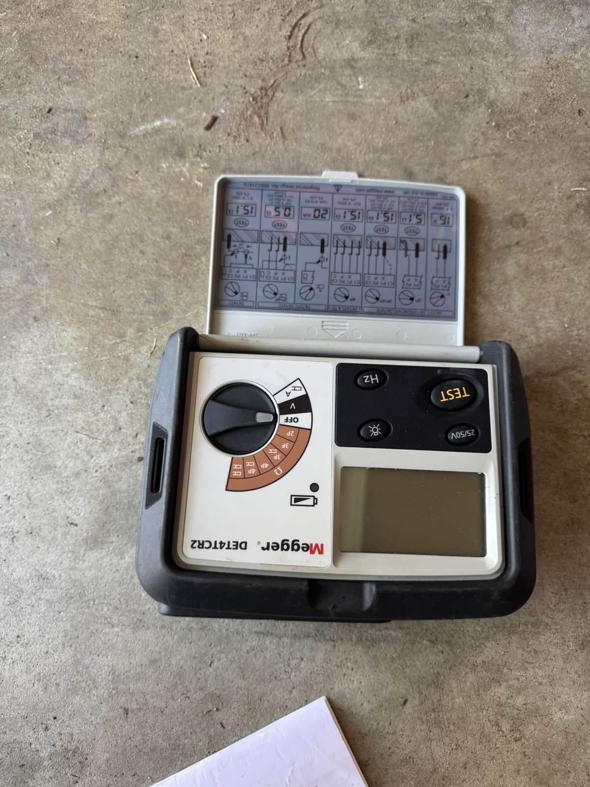 Megger DET4TC2R Auto-Ranging Earth Ground Resistance Meter 0.01Ω-20kΩ
