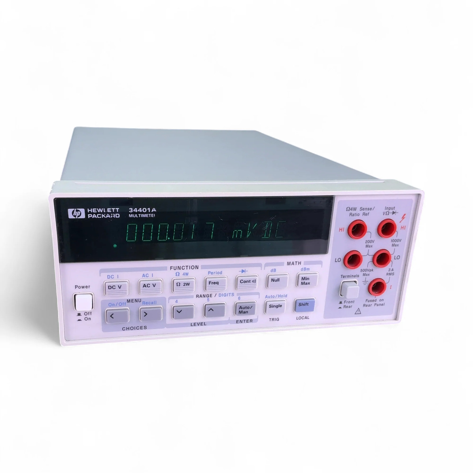 Hewlett Packard (HP)34401A Benchtop Digital 1000V Multimeter (BO!)