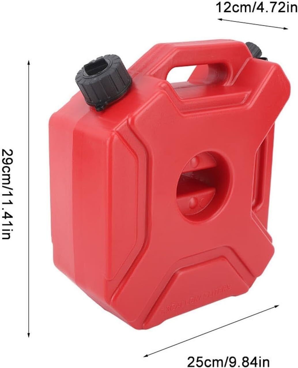 2X 5L Extra Gas Can Petrol Spare Tank Container For Car Motorcycles 1.3Gallon