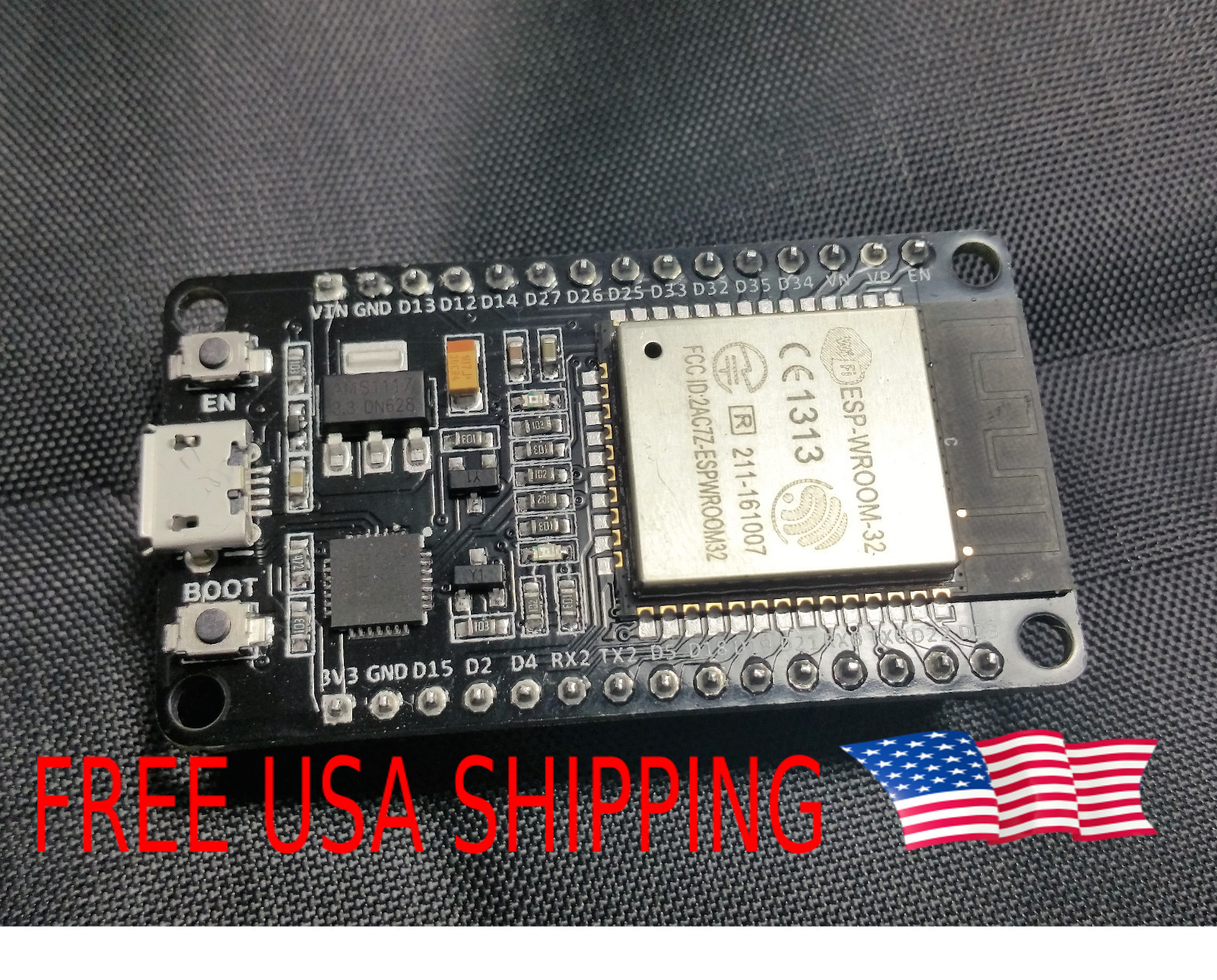 ESP32 ESP-32 Rev1 Development Dev Board Wifi Bluetooth BLE Dual Core WROOM-32