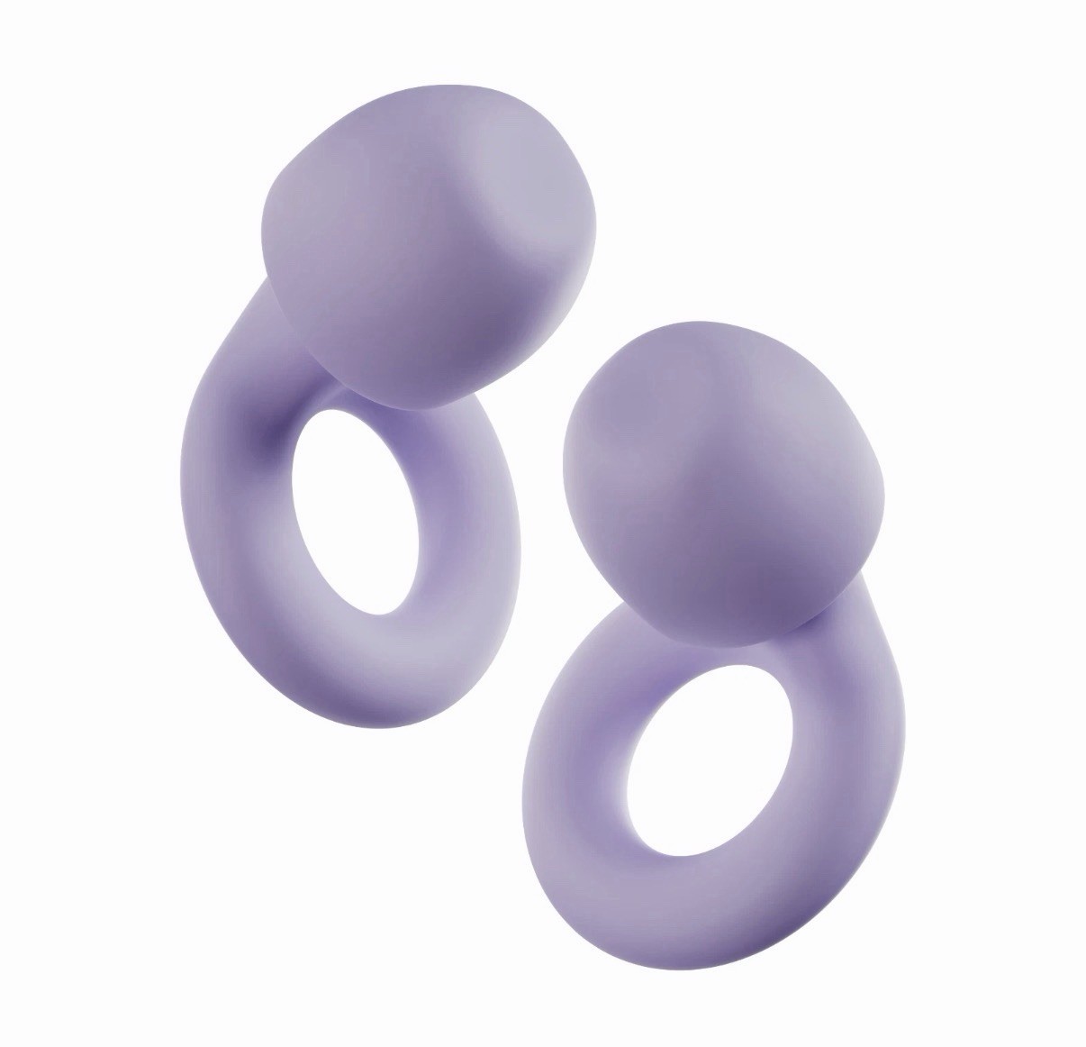 Loop Quiet 2 Violet Reusable Earplugs 24dB Noise Reduction Sleep Focus Travel