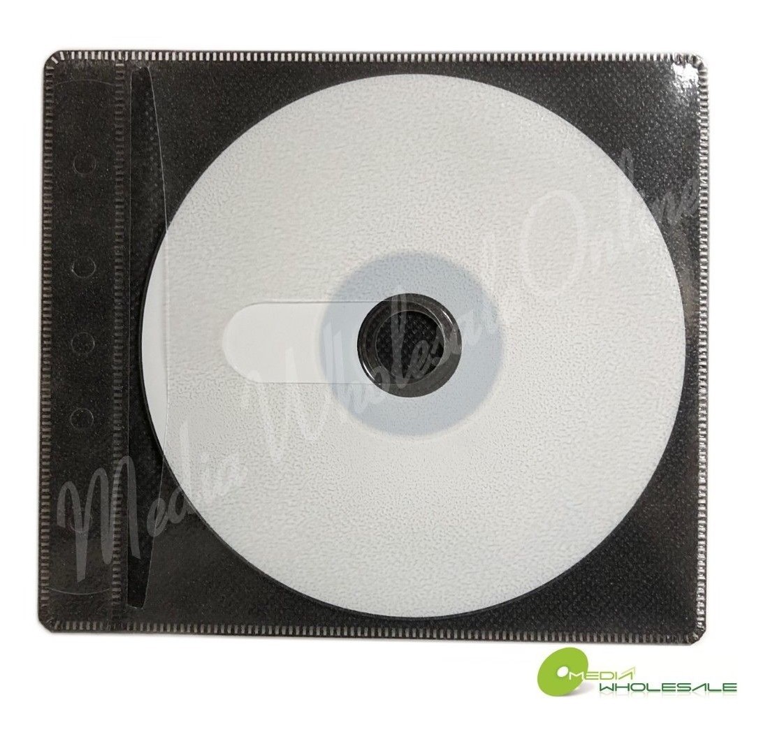100 Non Woven CD DVD Multi Color Double Sided Plastic Sleeve – HOLD 200 discs