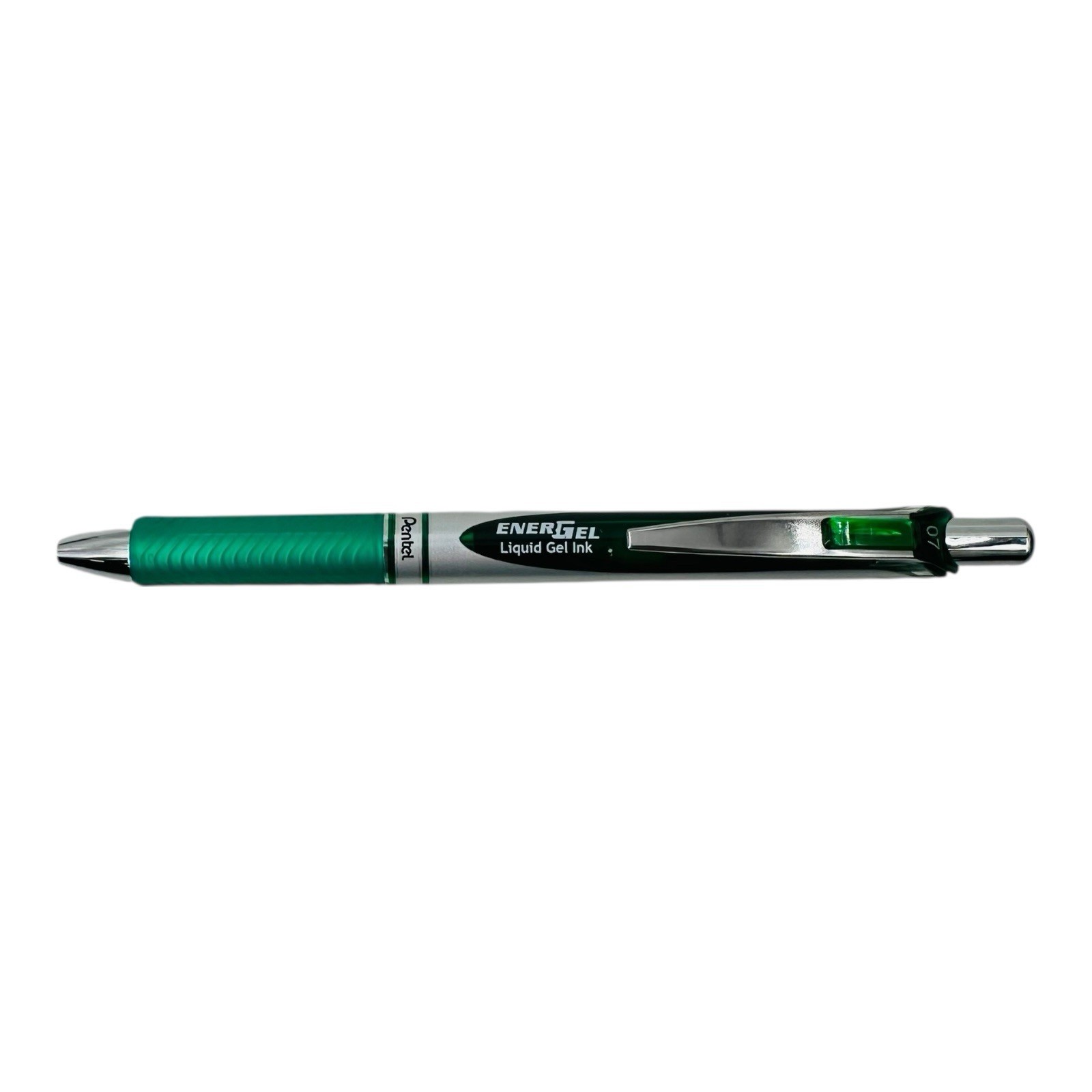 12 Pens Pentel EnerGel RTX Green Gel Ink Retractable Pen 0.7mm Medium Point