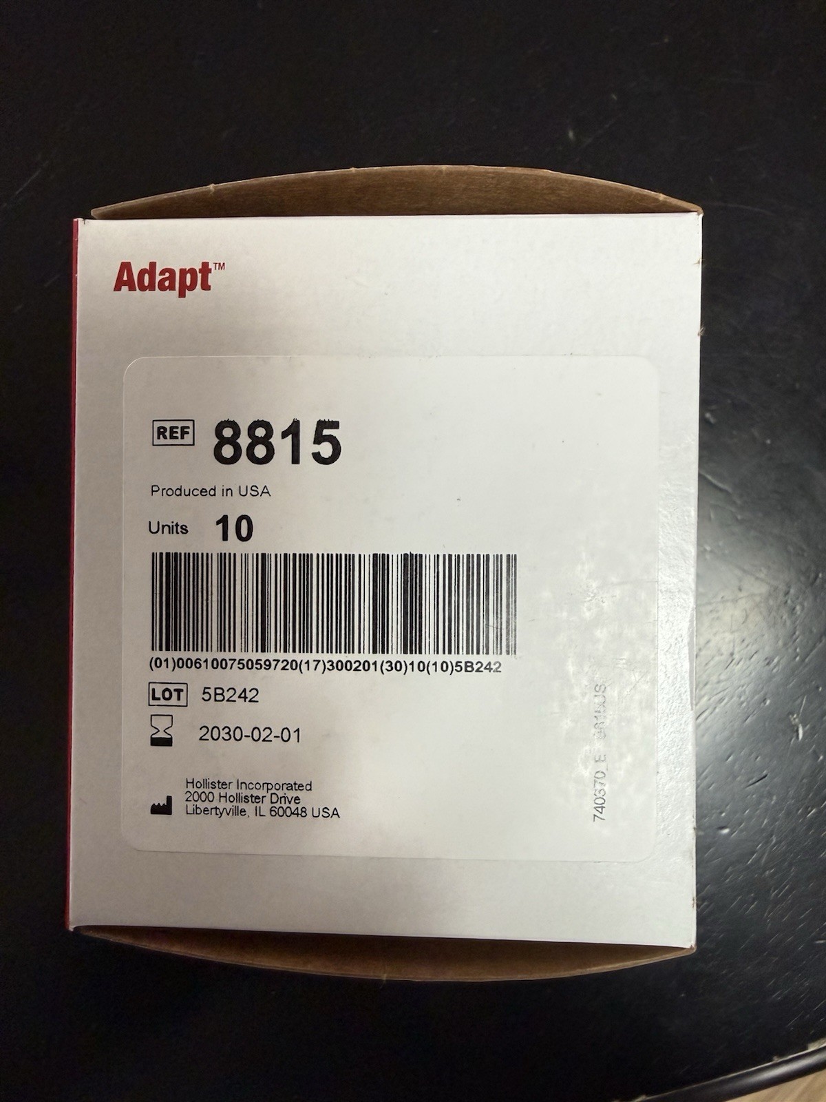 Hollister Adapt CeraRing Slim Ostomy Barrier Ring 2″ (48mm) 8815 10 Units