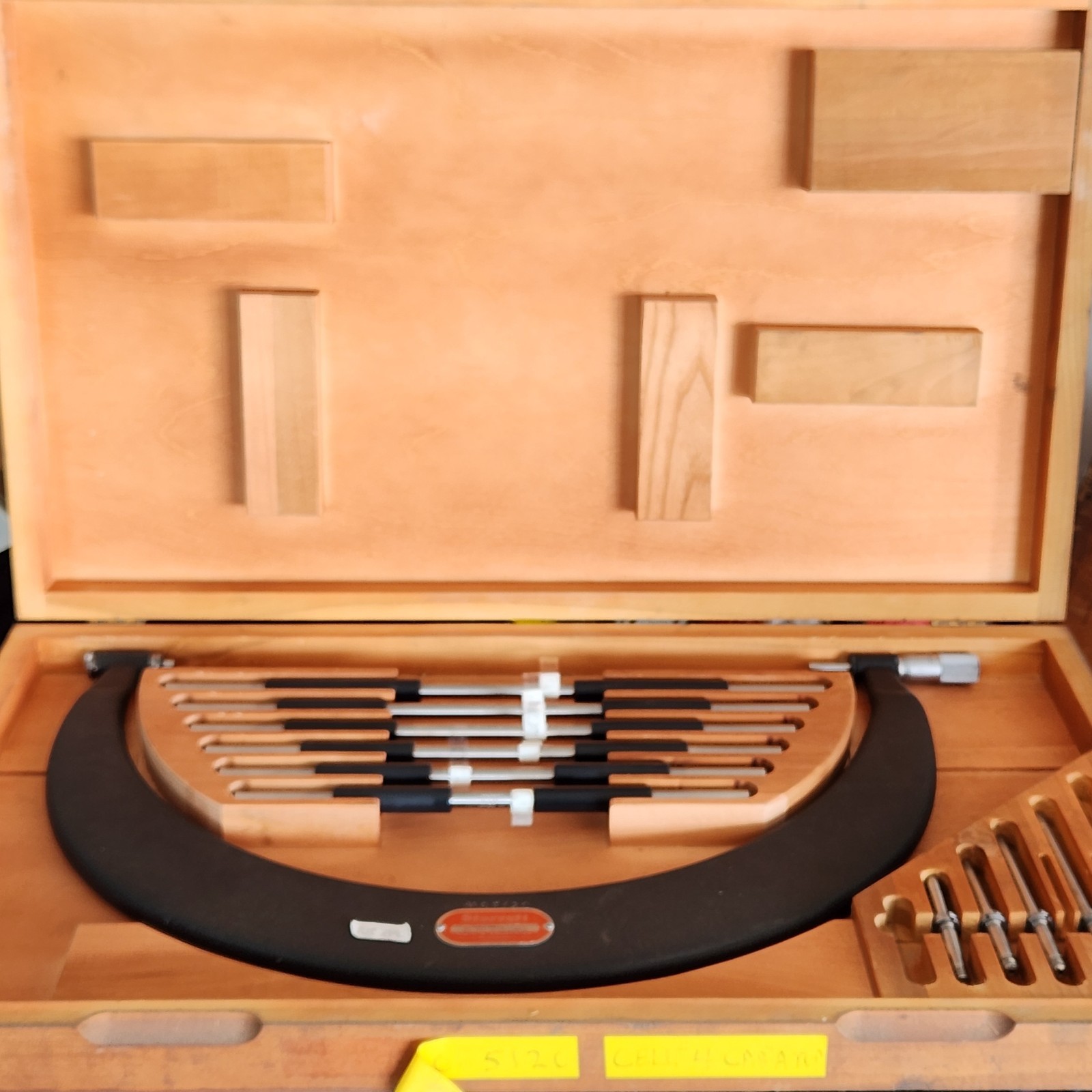 Starrett Micrometer Outside #724 12″-18″ Inch With Interchangable Heads
