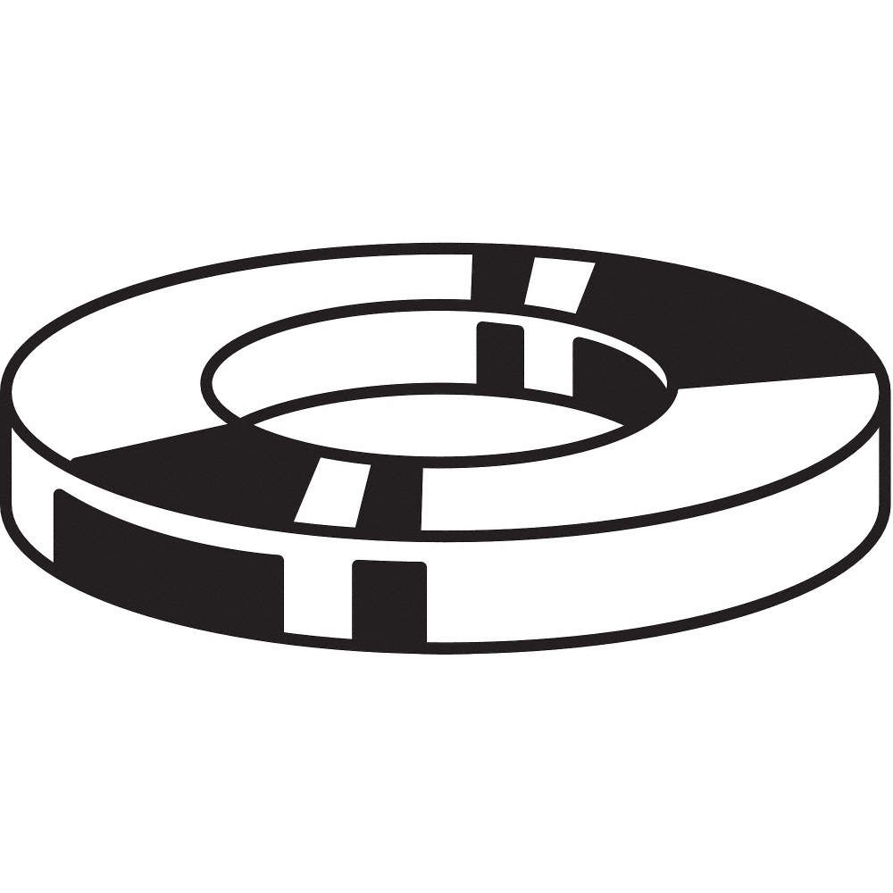 GRAINGER APPROVED U38130.137.0001 FltWsh,Znc,Stl,1-3/8 in,3 1/4×0.18in,5PK 22UE3
