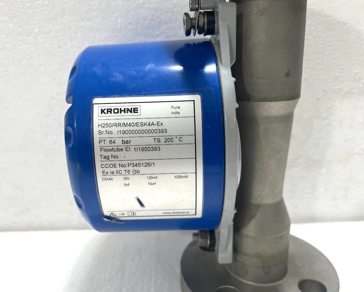KROHNE H250 Flow Meter Rotameter Industrial Flanged Stainless Steel