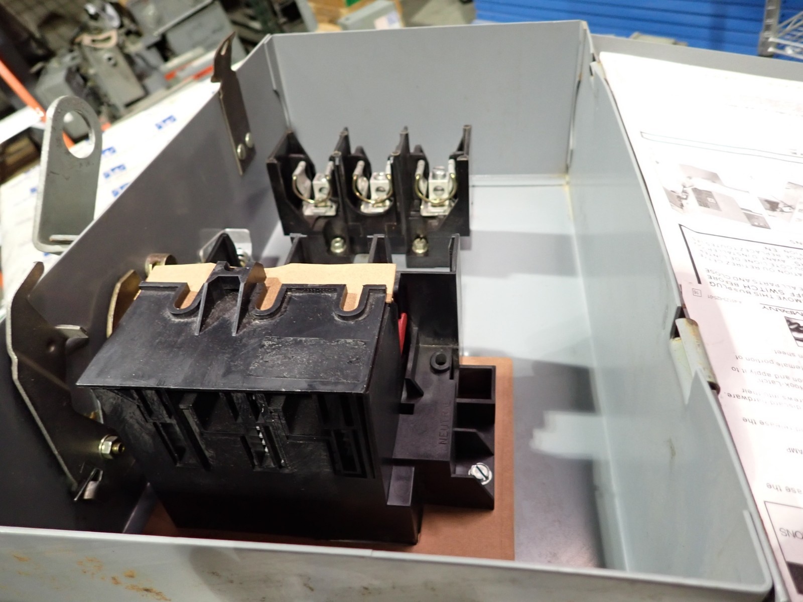 Square D PQ3603G 30 amp 600v Fusible 3 Phase 3 Wire Busway Switch BP559