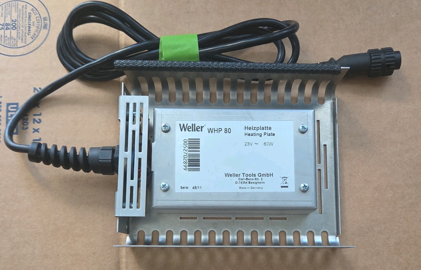 WELLER WHP 80 WHP80 Preheating plate ● tested and works