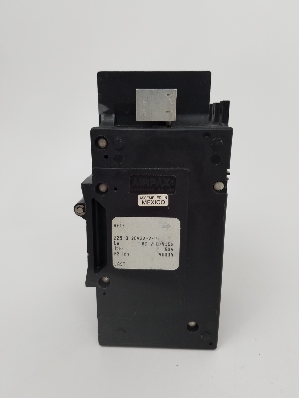 229-3-26432-2-V Airpax 50 Amp Circuit Breaker 415V *NEXT DAY OPTION*