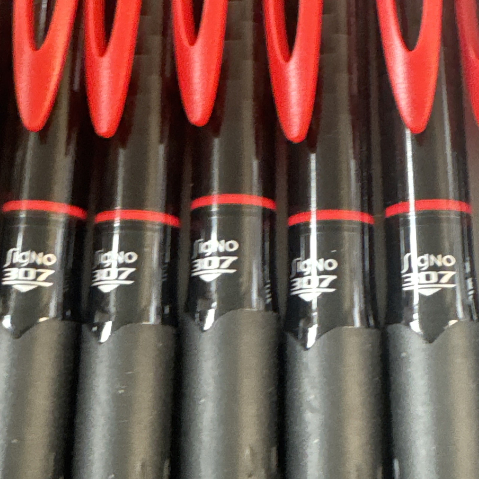 307 Retractable Gel Ink Pens Medium Point 0.7mm Pack of 8 Red Smudge Proof fo…