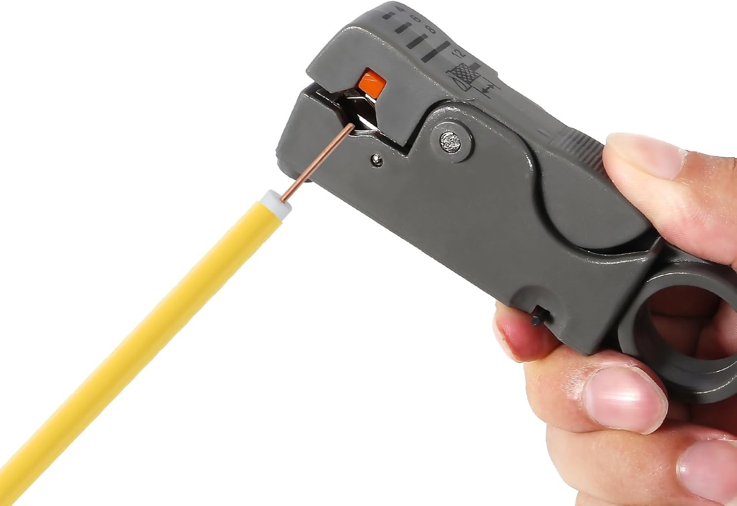 Coax Cable Crimper Coaxial Compression Tool Kit Wire Stripper with F RG6 RG59